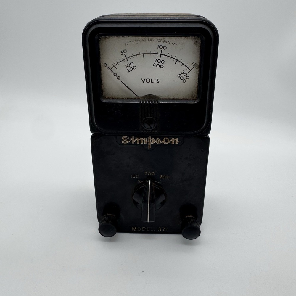Simpson 371 AC Voltmeter 600V